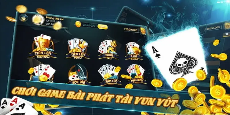 Game bài đổi thưởng là sự kết hợp giữa "Game bài" và "Đổi thưởng" để mang đến trải nghiệm thú vị hơn